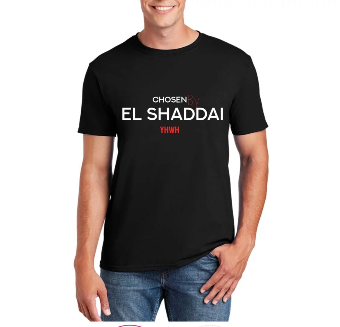 Zwart heren T-shirt